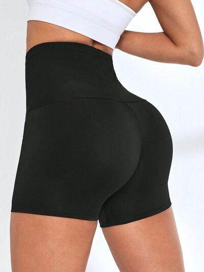 High Waist Active Shorts for Women with Stretchy Comfort - Selvanelle