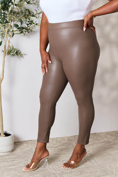 e.Luna Full Size High Waist Skinny Pants for Women - Selvanelle