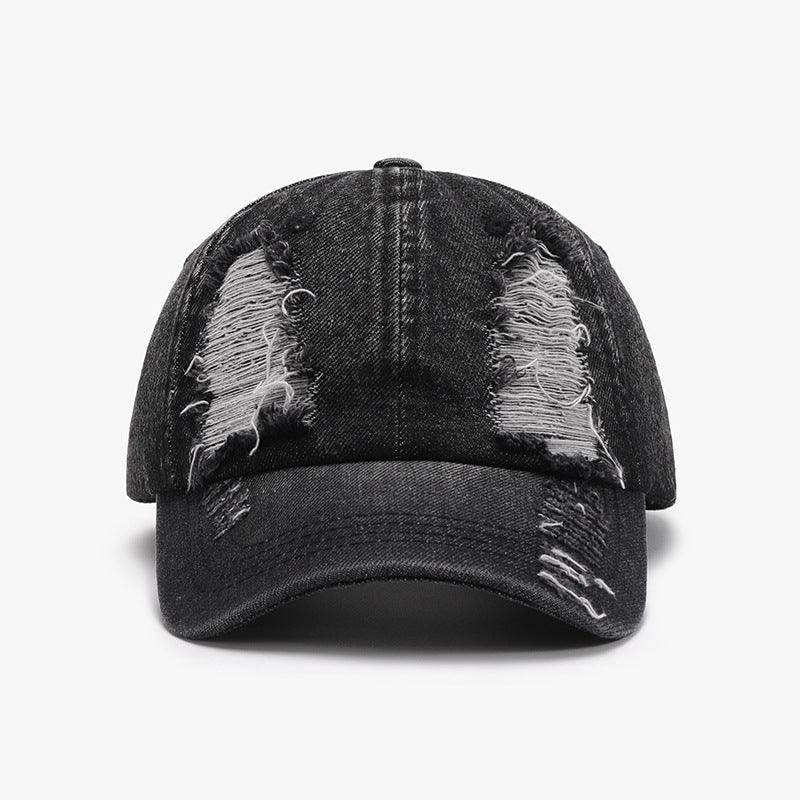 Distressed Cotton Baseball Cap for Casual Style and Comfort - Selvanelle