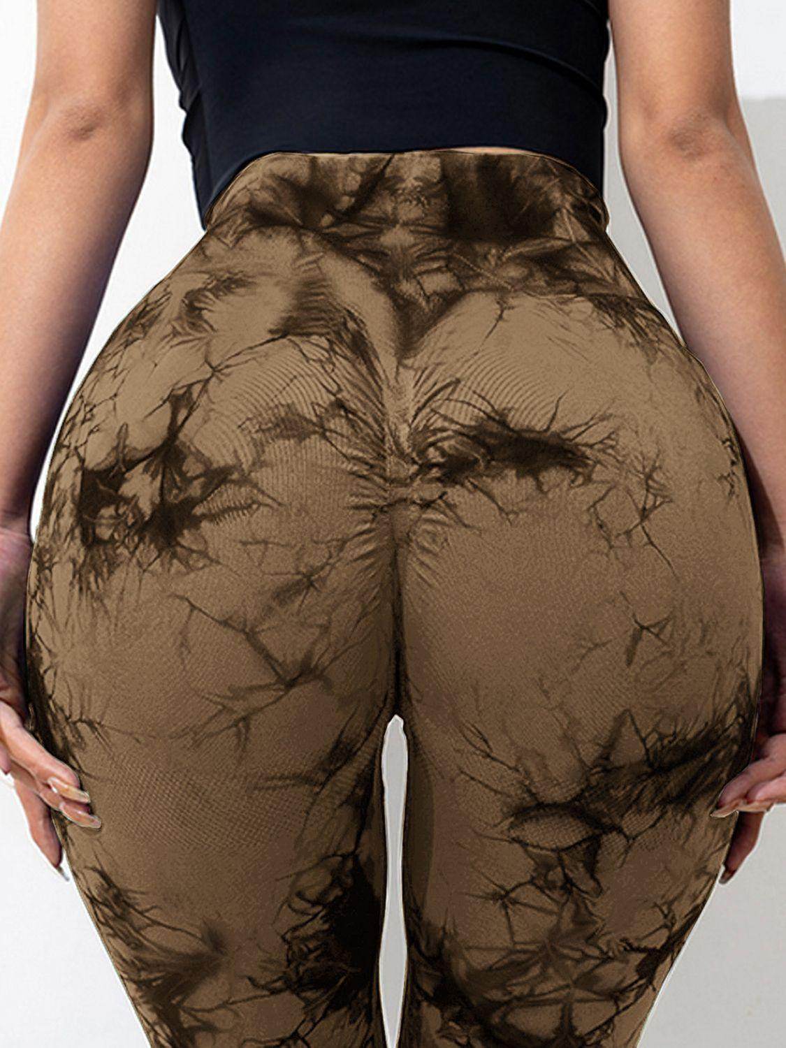 Tie-Dye High Waist Active Leggings for Women Comfortable Fit - Selvanelle