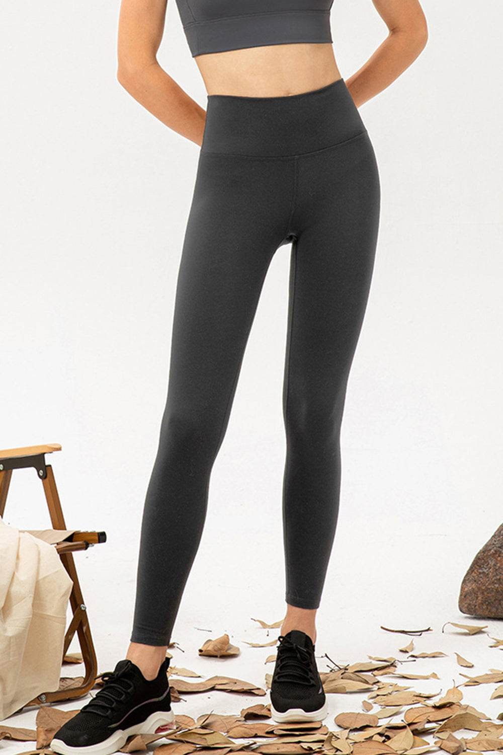 High Waist Skinny Active Pants - Selvanelle