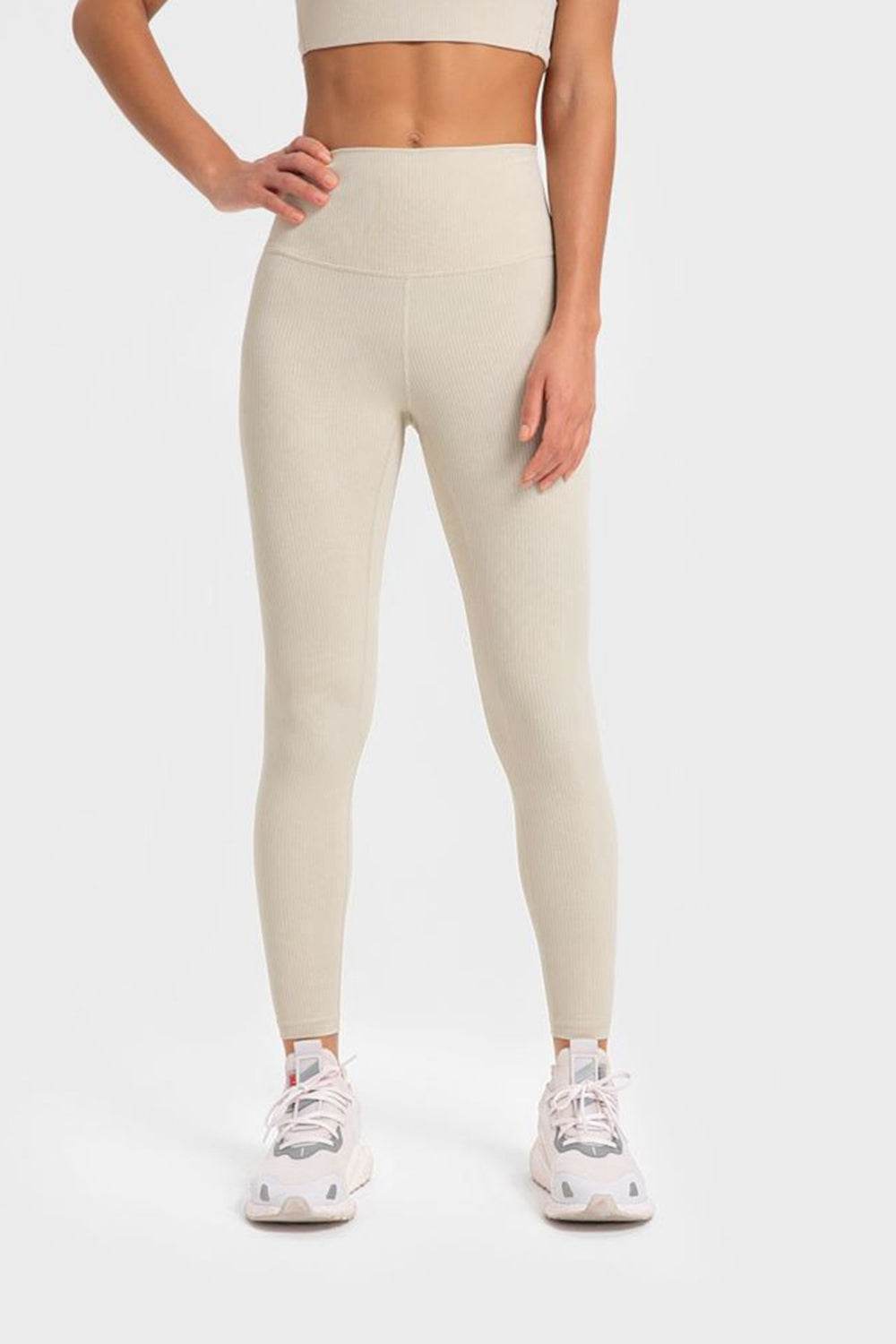 Millennia Highly Stretchy Wide Waistband Yoga Leggings - Selvanelle