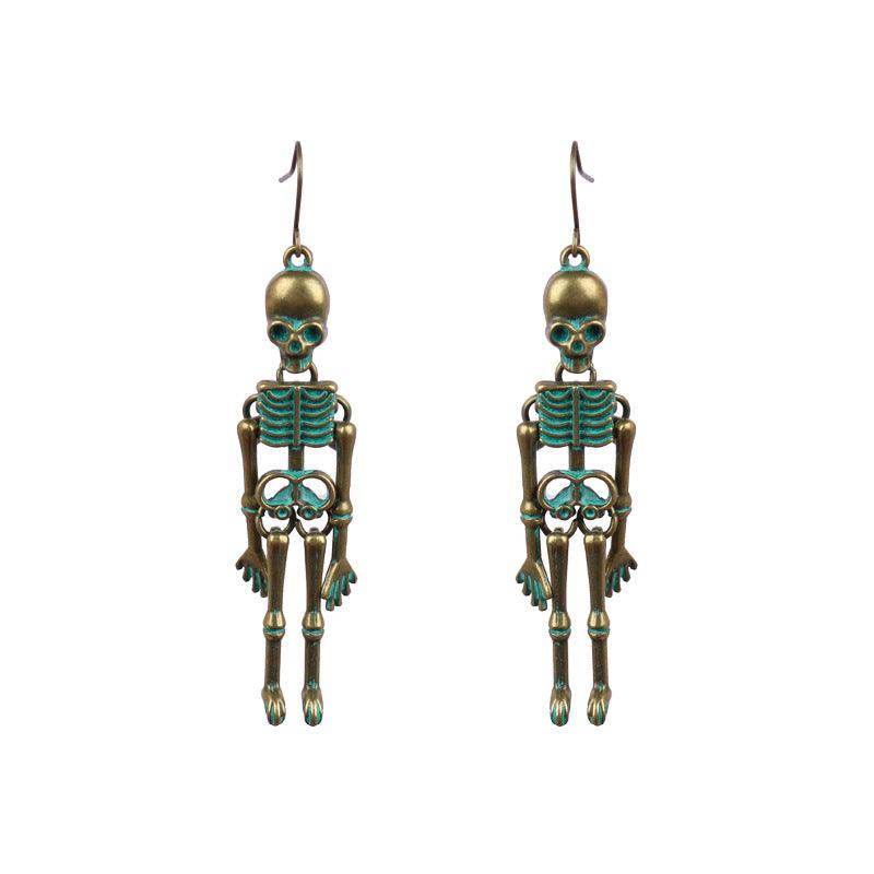 Skeleton Alloy Earrings for Stylish and Unique Looks - Selvanelle