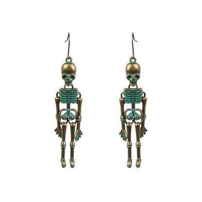 Skeleton Alloy Earrings for Stylish and Unique Looks - Selvanelle