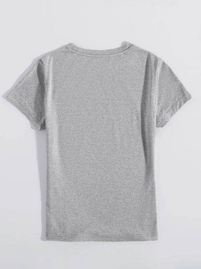 EASTER VIBES Round Neck Short Sleeve T-Shirt - Selvanelle