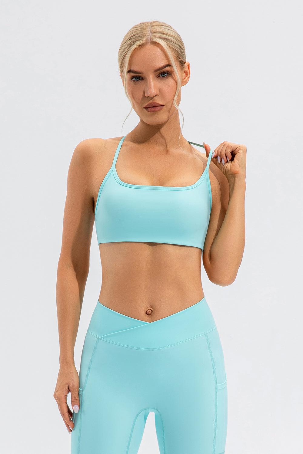 Crisscross Spaghetti Strap Active Cami for Comfortable Wear