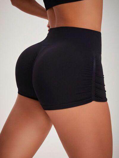 High Waist Active Shorts for Comfortable Workout Wear - Selvanelle
