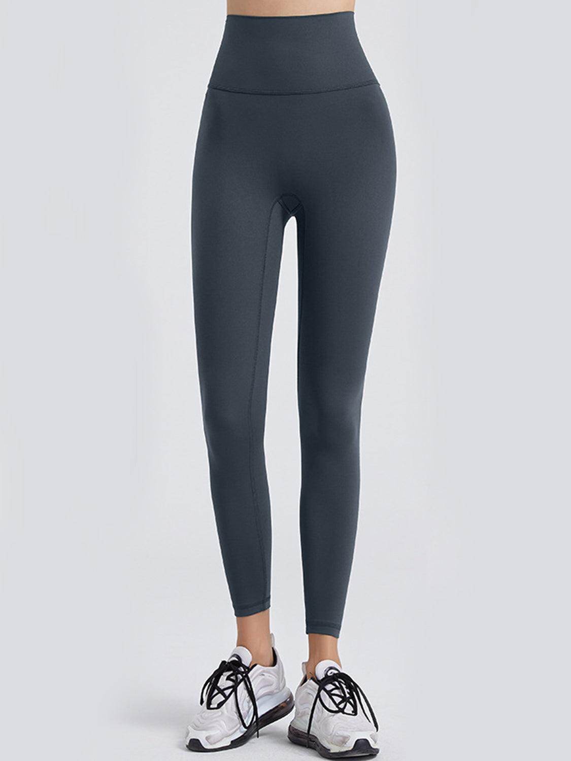 Wide Waistband Sports Leggings for Ultimate Comfort - Selvanelle