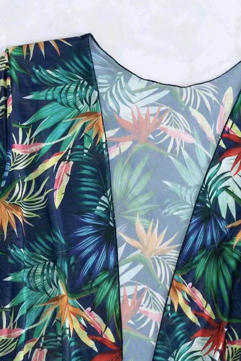 Printed Halter Neck Three-Piece Swim Set - Selvanelle