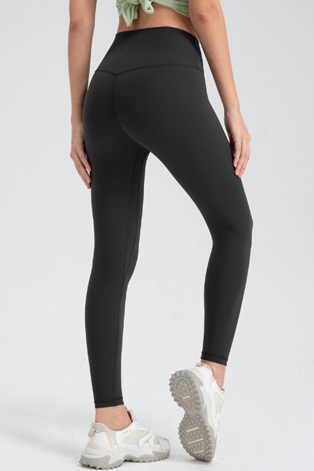 Wide Waistband Slim Fit Active Leggings for Women