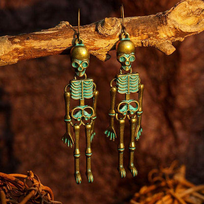 Skeleton Alloy Earrings for Stylish and Unique Looks - Selvanelle