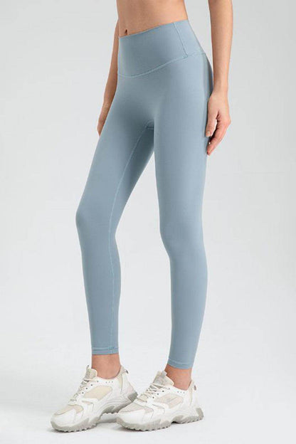 Wide Waistband Sport Leggings for Active Lifestyle Comfort - Selvanelle