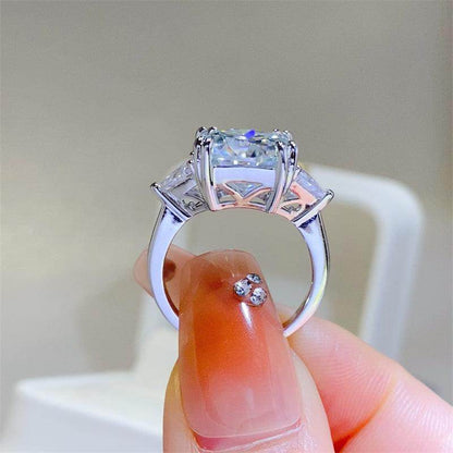 5 Carat Moissanite 925 Sterling Silver Ring for Women - Selvanelle