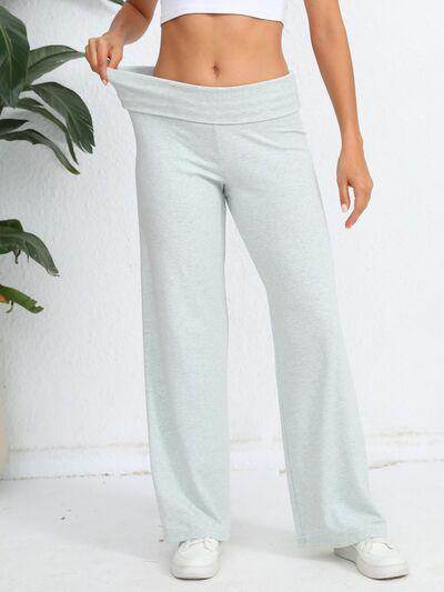 Elastic Waist Wide Leg Pants for Comfortable Everyday Wear - Selvanelle
