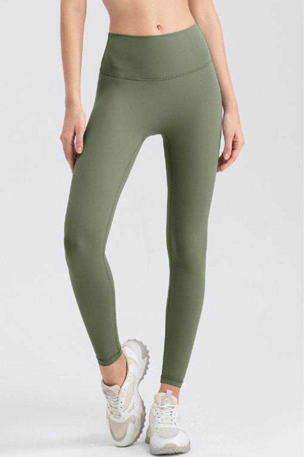 Wide Waistband Sport Leggings for Active Lifestyle Comfort - Selvanelle