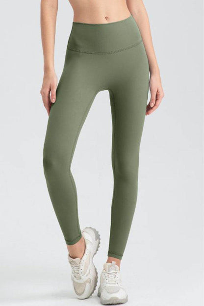 Wide Waistband Sport Leggings for Active Lifestyle Comfort - Selvanelle