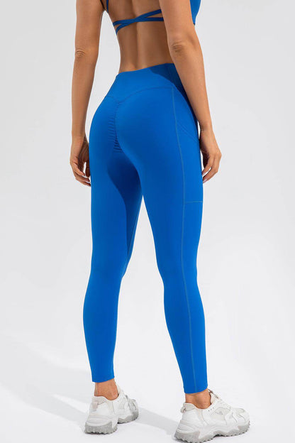 High Waist Active Leggings with Pockets for Women - Selvanelle