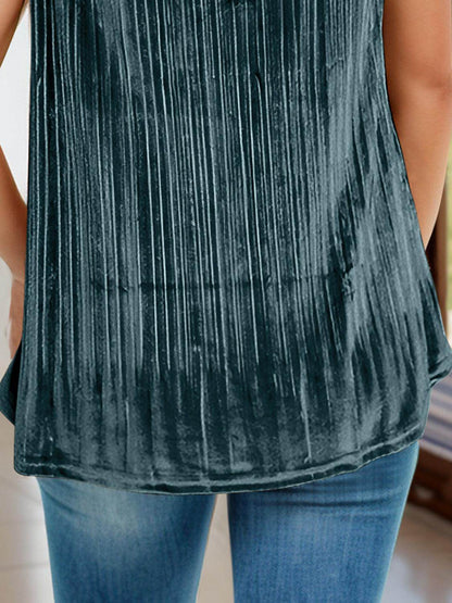 Lace Detail Scoop Neck Cami for Stylish Everyday Wear - Selvanelle