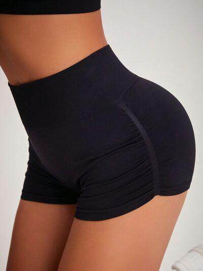 High Waist Active Shorts for Comfortable Workout Wear - Selvanelle