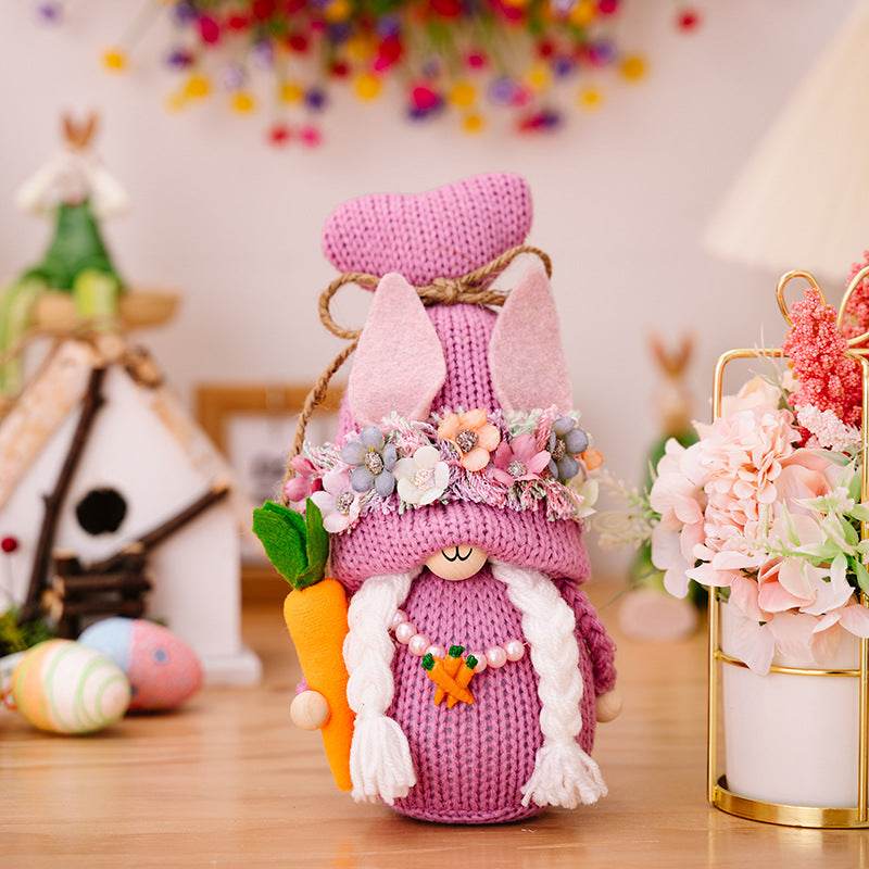 Easter Knit Faceless Doll - Selvanelle