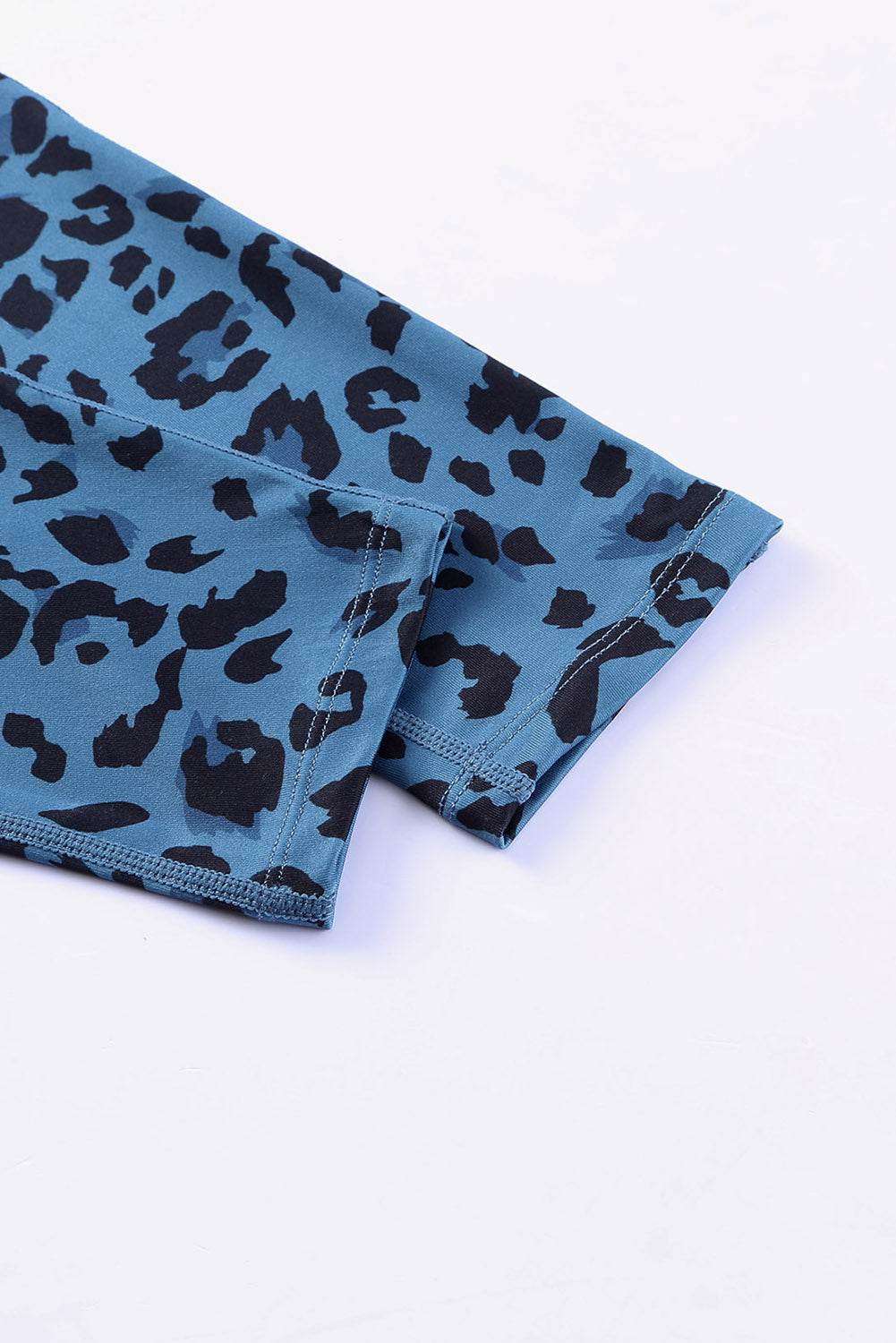 Leopard Print Wide Waistband Leggings - Selvanelle