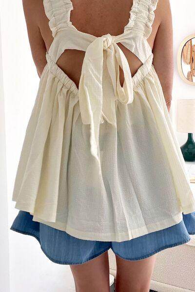 Elastic Waist Wide Leg Denim Shorts for Comfortable Style - Selvanelle