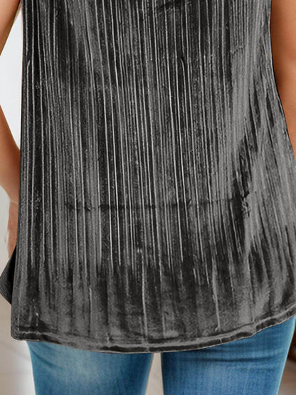 Lace Detail Scoop Neck Cami for Stylish Everyday Wear - Selvanelle