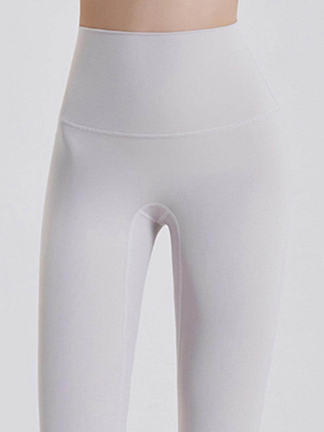 Wide Waistband Sports Leggings for Ultimate Comfort - Selvanelle