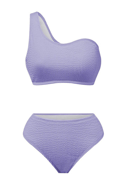Single Shoulder Bikini Set - Selvanelle
