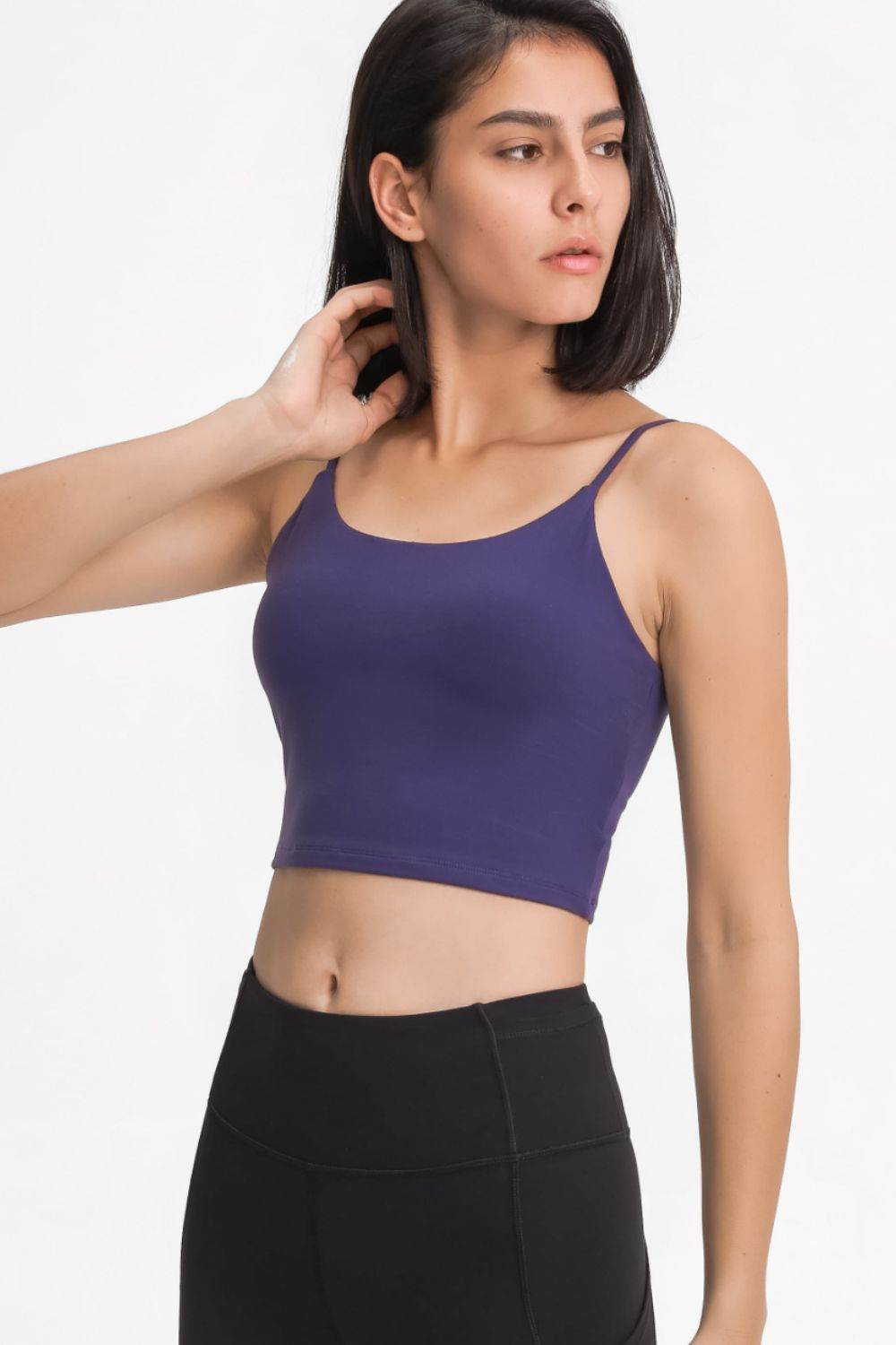 Millennia Feel Like Skin Scoop Neck Sports Cami - Selvanelle