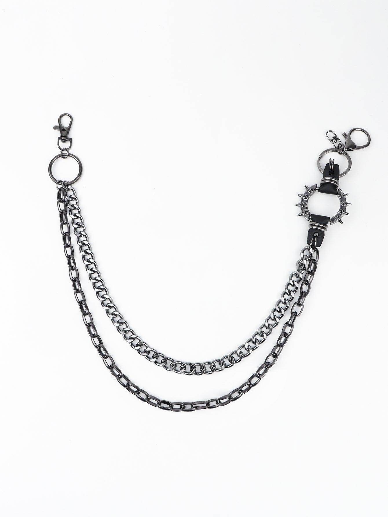 Punk Aluminium Chain Belt For Unique Fashion Statement - Selvanelle