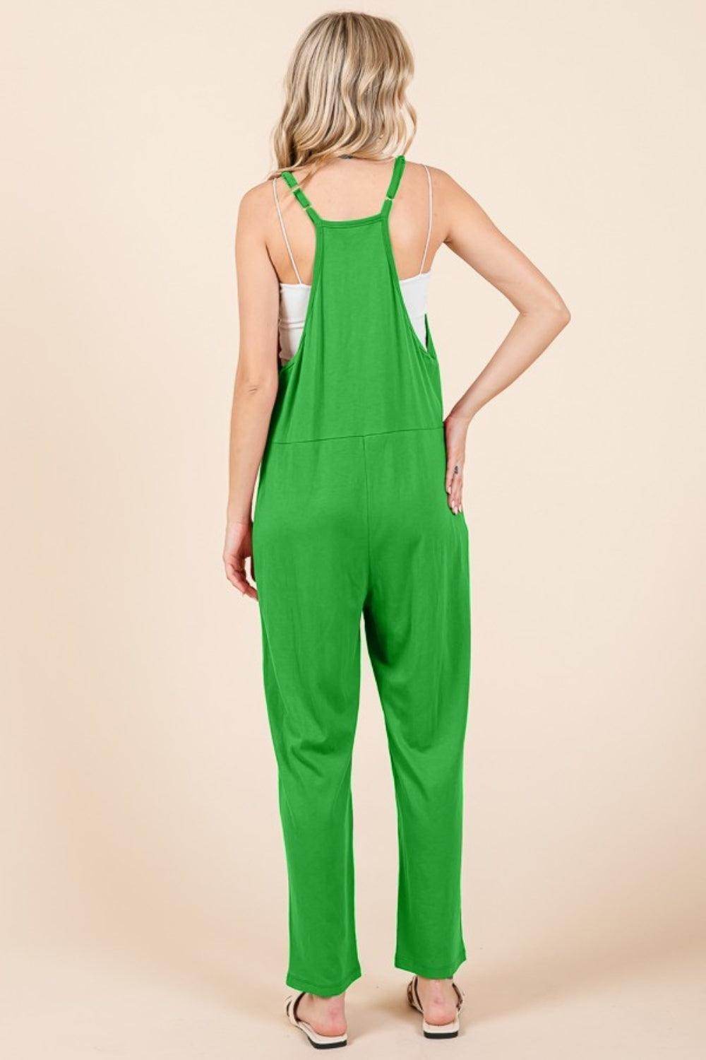 Culture Code Full Size Sleeveless Jumpsuit with Pockets - Selvanelle