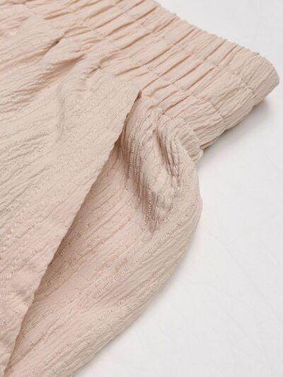 Perfee Elastic Waist Joggers with Pockets for Women - Selvanelle