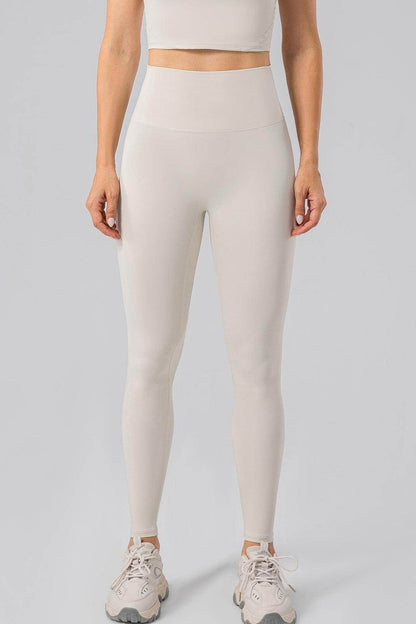 High Waist Wide Waistband Active Leggings for Women - Selvanelle