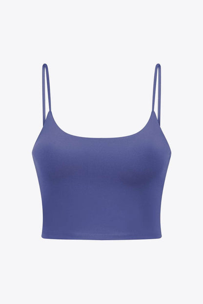 Millennia Feel Like Skin Scoop Neck Sports Cami - Selvanelle
