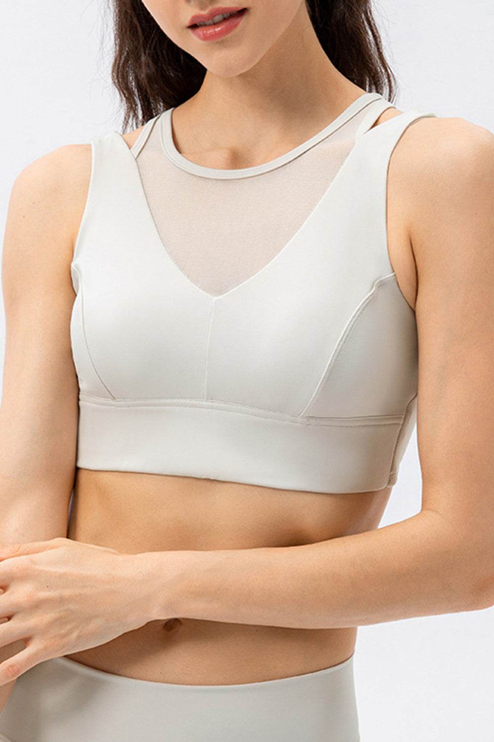 Cutout Wide Strap Active Tank - Selvanelle