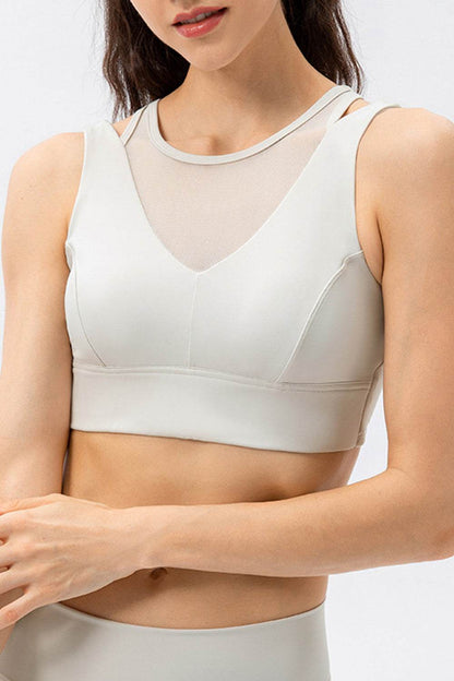 Cutout Wide Strap Active Tank - Selvanelle