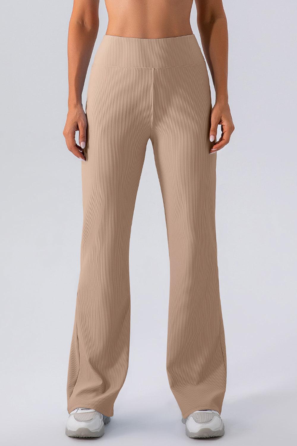 High Waist Straight Active Pants for Comfort and Style