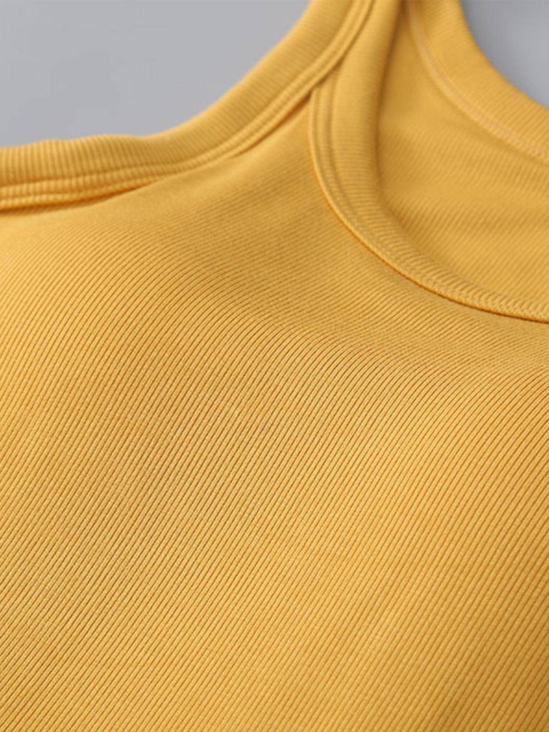 Round Neck Tank with Bra for Everyday Comfort Wear - Selvanelle