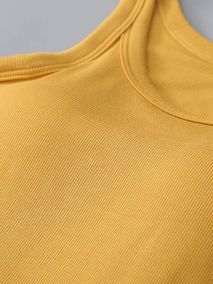 Round Neck Tank with Bra for Everyday Comfort Wear - Selvanelle