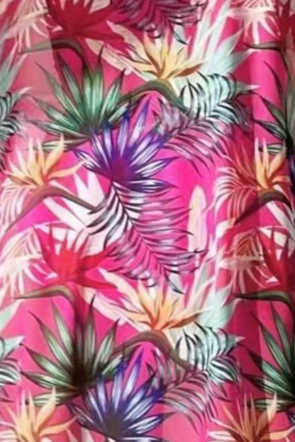 Printed Halter Neck Three-Piece Swim Set - Selvanelle