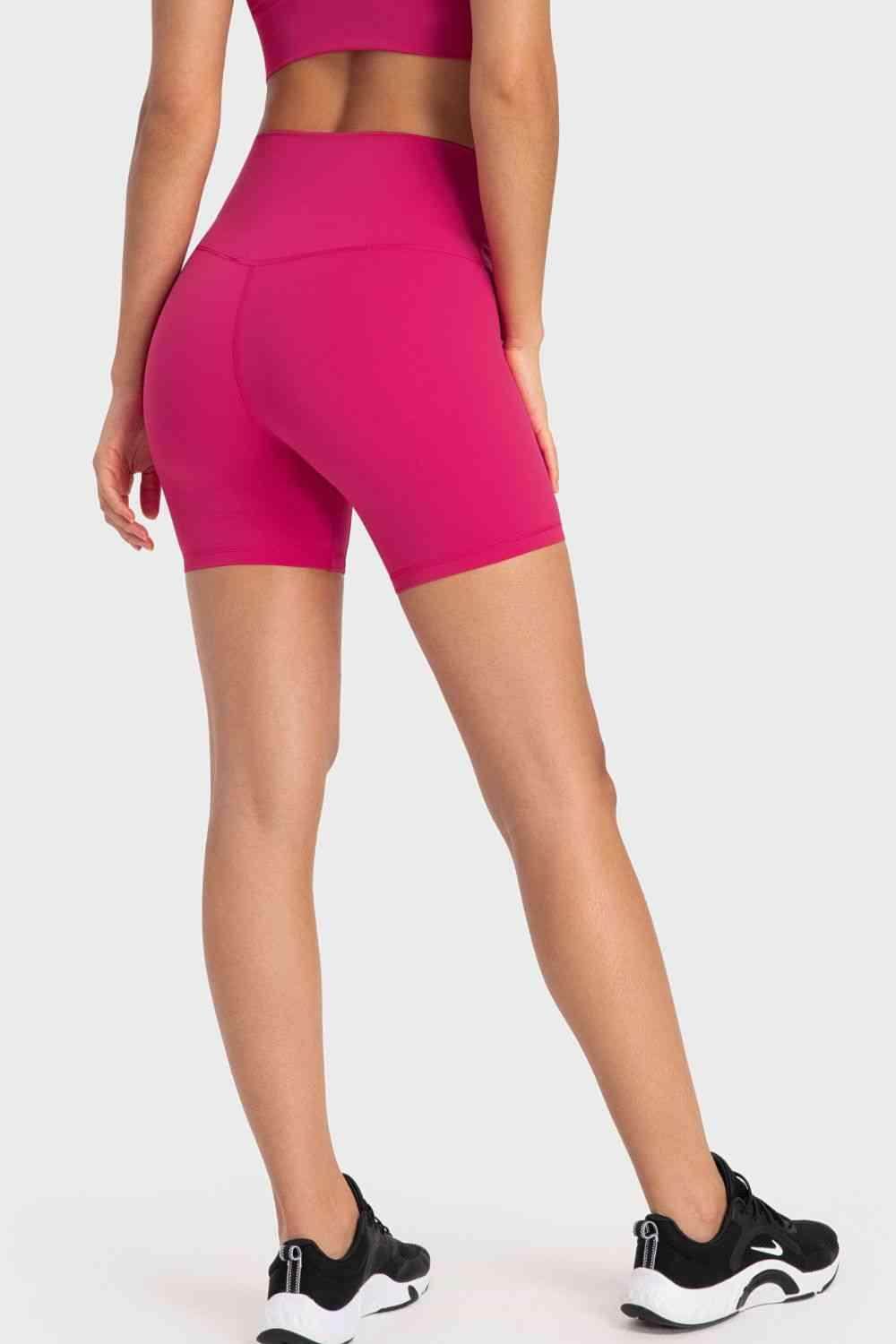 Millennia Staying Cozy Wide Waistband Biker Shorts For Comfort - Selvanelle