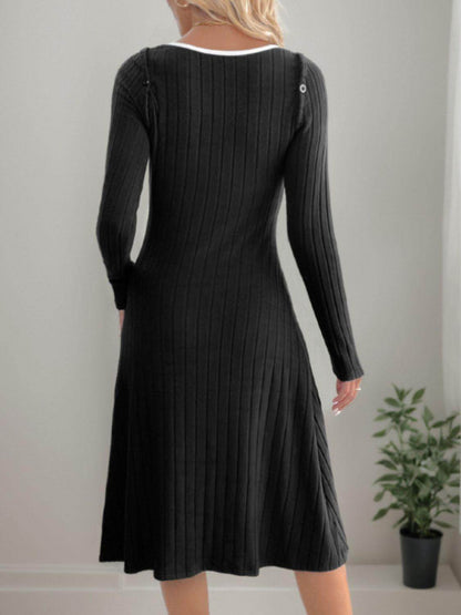 Perfee Slit Wide Strap Dress and Detachable Long Sleeves Set - Selvanelle
