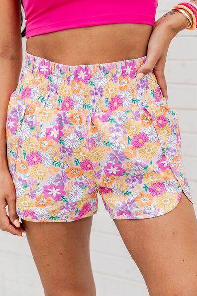 Printed High Waist Shorts for Women in Stylish Patterns - Selvanelle