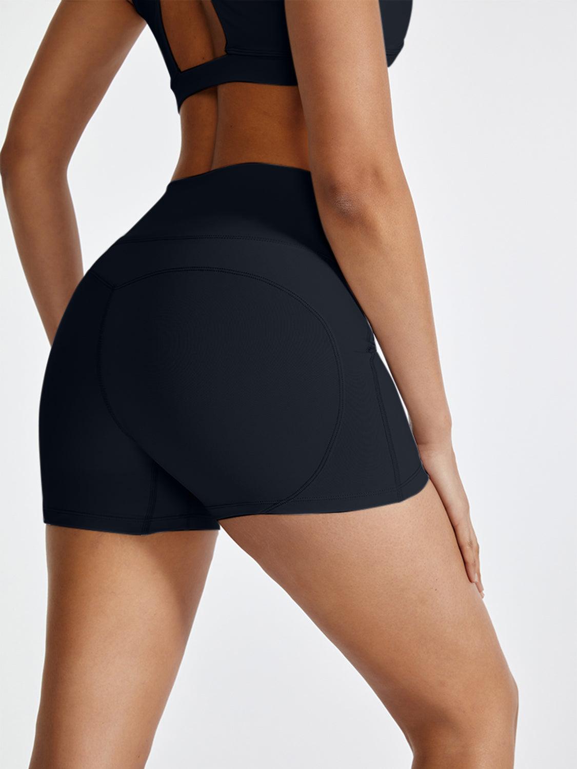 High Waist Active Shorts for Women with Stretchy Comfort