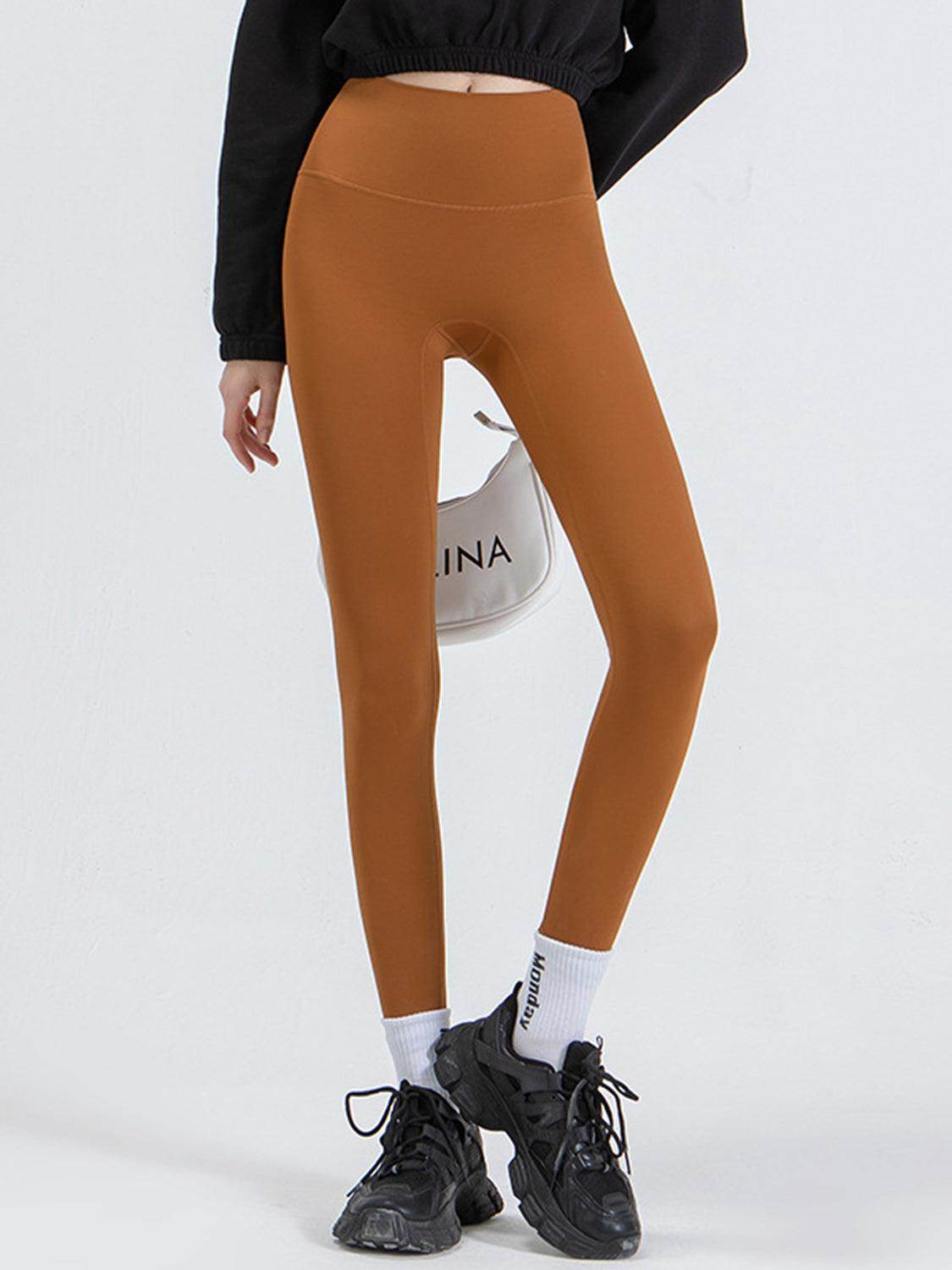Wide Waistband Sports Leggings for Ultimate Comfort Fit - Selvanelle