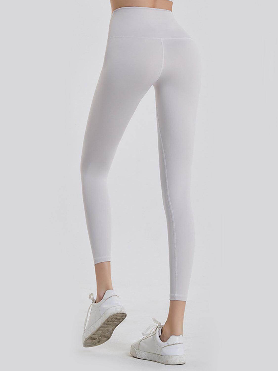 Wide Waistband Sports Leggings for Ultimate Comfort - Selvanelle