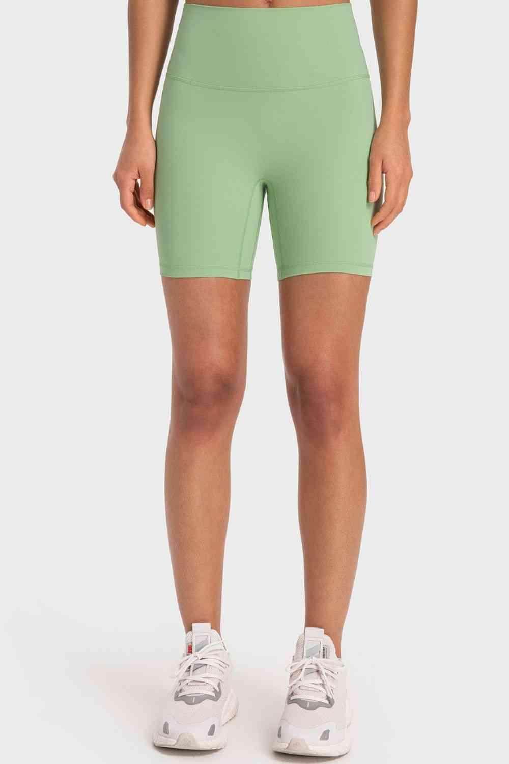 Millennia Staying Cozy Wide Waistband Biker Shorts For Comfort - Selvanelle