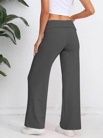 Elastic Waist Wide Leg Pants for Comfortable Everyday Wear - Selvanelle