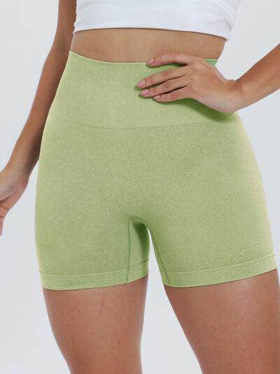 High Waist Active Shorts for Women - Stretchy Sportswear - Selvanelle